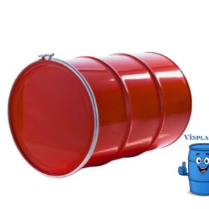 4TL TAMBO METALICO ABIERTO ENLANILLADO 2OO LITROS SEMINUEVO