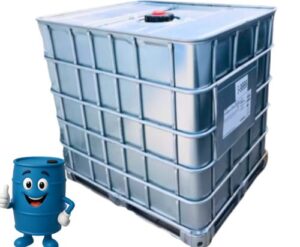 CONTENEDOR IBC 1000 LITROS DE CUBIERTA METALICA