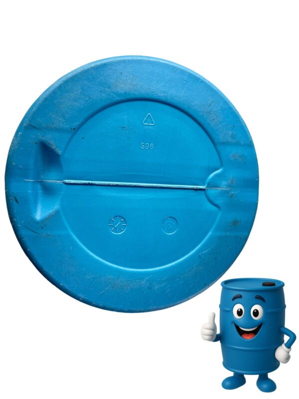 TAMBO DE PLASTICO 220 LITROS SEMINUEVO (ABIERTO)