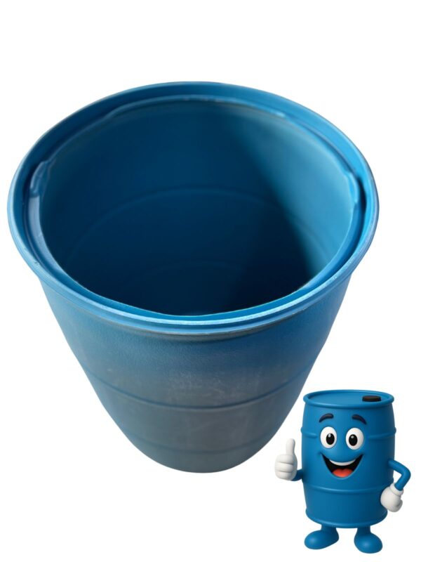 TAMBO DE PLASTICO 220 LITROS SEMINUEVO (ABIERTO)