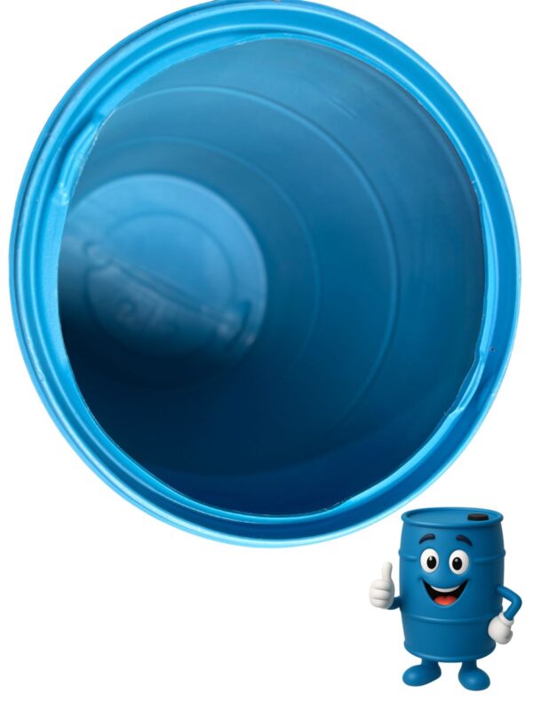 TAMBO DE PLASTICO 220 LITROS SEMINUEVO (ABIERTO)