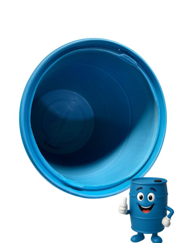 TAMBO DE PLASTICO 220 LITROS SEMINUEVO (ABIERTO)