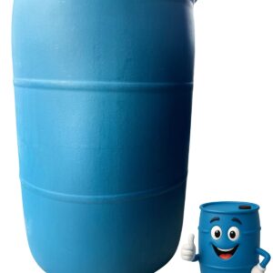 TAMBO DE PLASTICO 220 LITROS SEMINUEVO (ABIERTO)