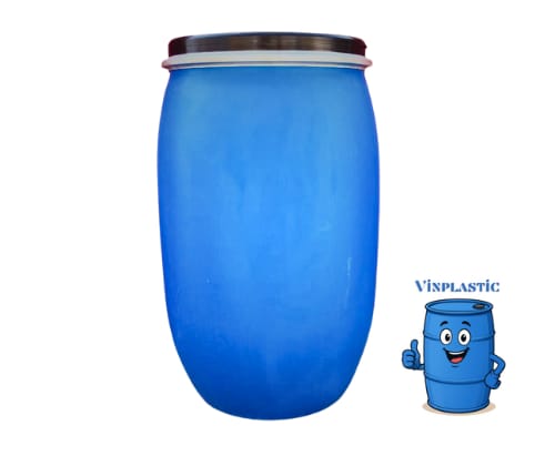 TAMBO DE PLASTICO STANDARD DECKEL 60 LITROS SEMINUEVO