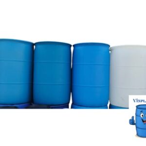 TAMBO DE PLASTICO 220 LITROS DE 2da USADO DE RECUPERACION (SELLADO U ABIERTO)